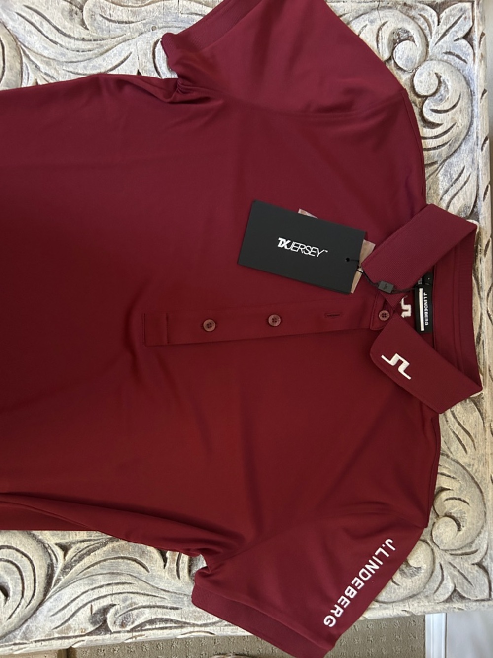 J.Lindeberg Women’s Burgundy Performance Polo